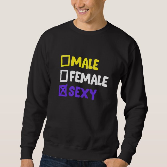 Non Binary Person Sweatshirt (Front)