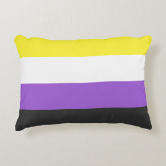 Non-binary Pride Accent Pillow