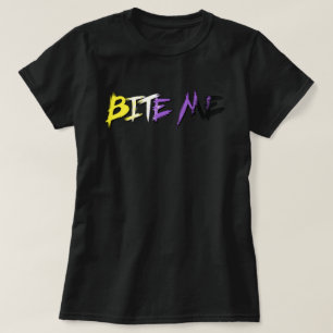 Non-Binary Pride Bite Me T-Shirt