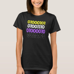 Non Binary Pride ENBY Number For LGBT T-Shirt