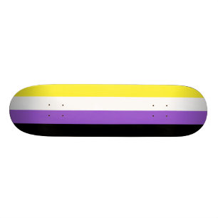 Non Binary Pride Flag Skateboard