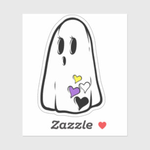 Non-Binary Pride Ghost