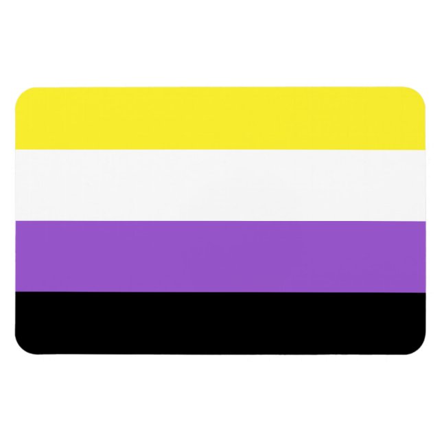 Non Binary Pride Magnet (Horizontal)