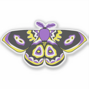 Non-Binary Pride Moth