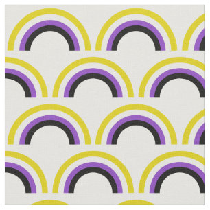 Non-Binary Rainbow Fabric