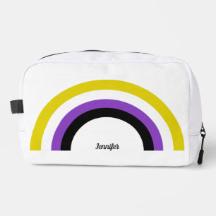 Non-Binary Rainbow Nonbinary Personalized Dopp Kit