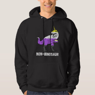Non Binary Rex Unicorn Lgbtq Nonbinary Flag Gender Hoodie