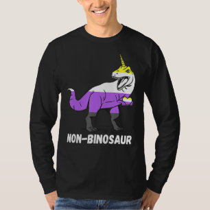 Non Binary Rex Unicorn Lgbtq Nonbinary Flag Gender T-Shirt