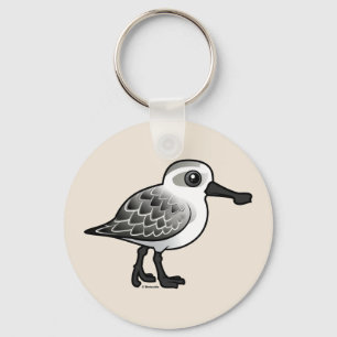Non-breeding Spoon-billed Sandpiper Keychain