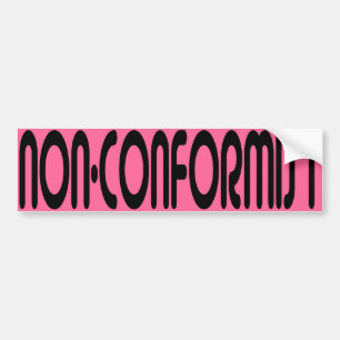 Non-Conformist Bumper Sticker