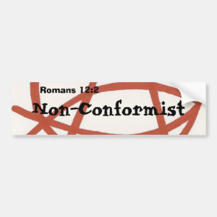 Non-Conformist Bumper Sticker
