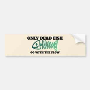 Non Conformist - Not Going With The Flow Bumper St Bumper Sticker