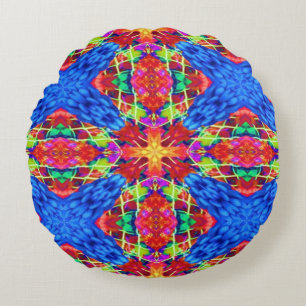 Non-Denominational Happy Holidays Round Pillow