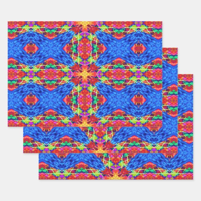 Non-Denominational Happy Holidays  Wrapping Paper Sheet (Set)