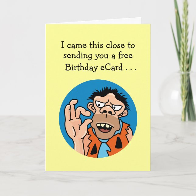 Non e-Birthday Card (Front)