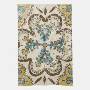 Non-Embellished Batik Square II Kitchen Towel
