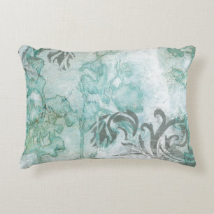 Non-Embellished Flower Spray III Accent Pillow