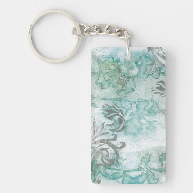Non-Embellished Flower Spray III Keychain (Front)