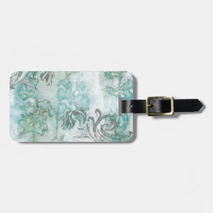 Non-Embellished Flower Spray III Luggage Tag