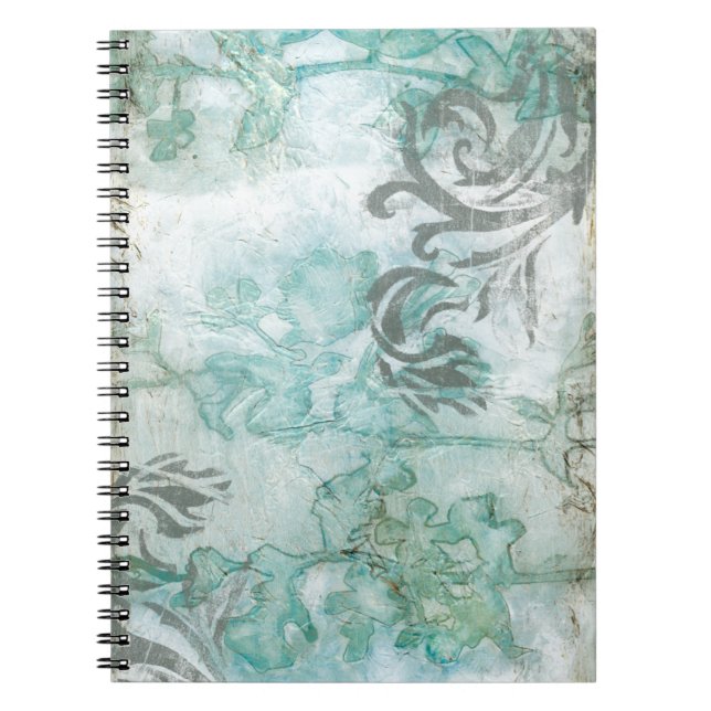 Non-Embellished Flower Spray III Notebook (Front)