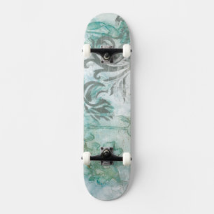 Non-Embellished Flower Spray III Skateboard