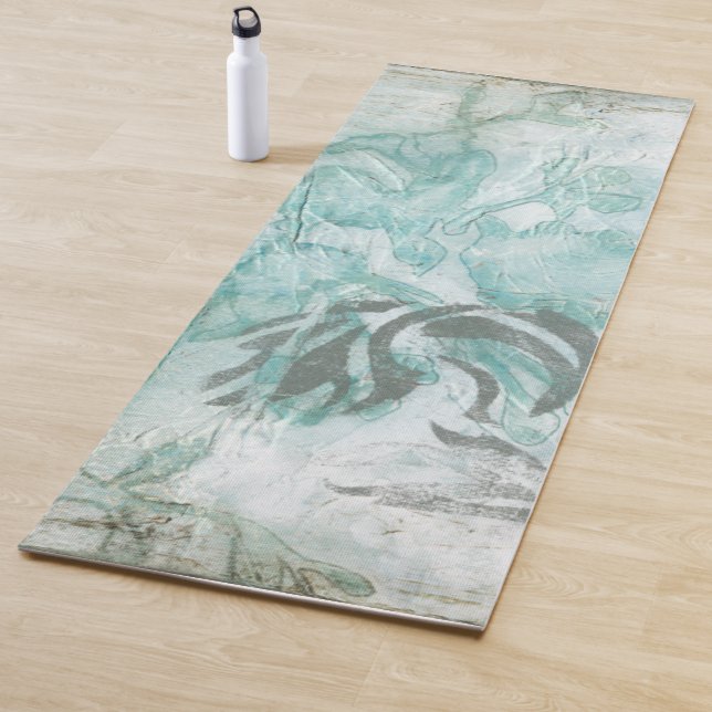 Non-Embellished Flower Spray III Yoga Mat (In Situ)