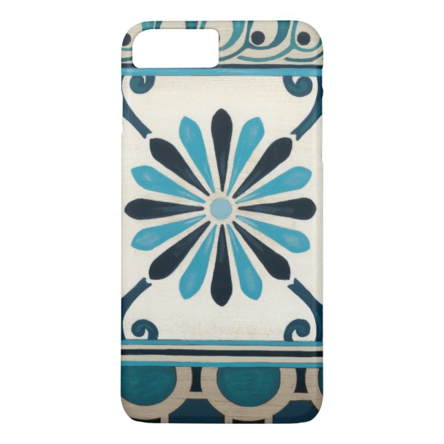 Non-Embellished Indigo Frieze II Case-Mate iPhone Case (Back)