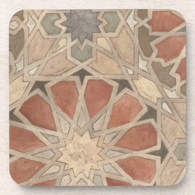 Non-Embellished Marrakesh Design I Coaster (Front)