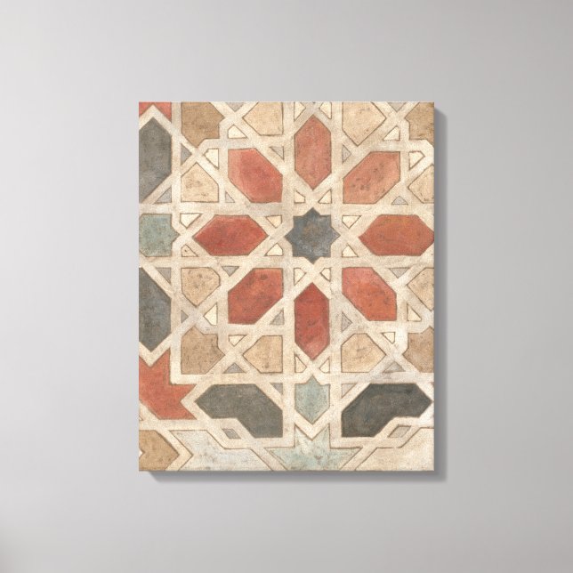 Non-Embellished Marrakesh Design II Canvas Print (Front)