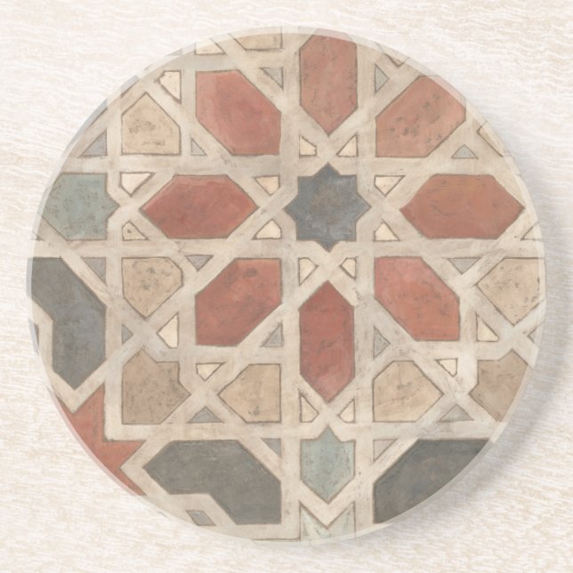 Non-Embellished Marrakesh Design II Coaster (Front)