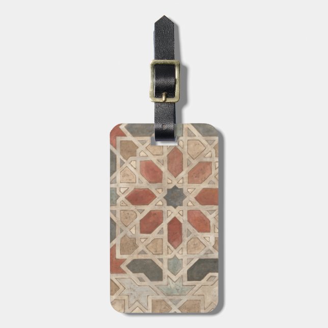 Non-Embellished Marrakesh Design II Luggage Tag (Front Vertical)