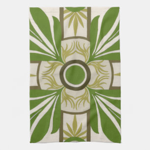 Non-Embellished Palm Motif I Kitchen Towel