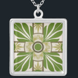 Non-Embellished Palm Motif I Silver Plated Necklace<br><div class="desc">Home Décor</div>