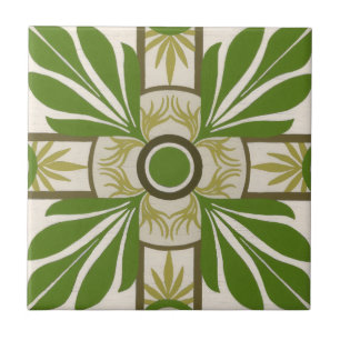 Non-Embellished Palm Motif I Tile