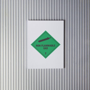 Non Flammable Gas 2 Label
