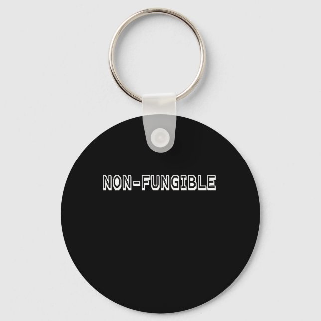 Non Fungible NFT Non Fungible Token Keychain (Front)