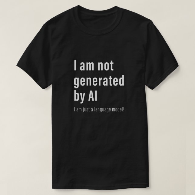 Non généré par le T-shirt IA (Design devant)