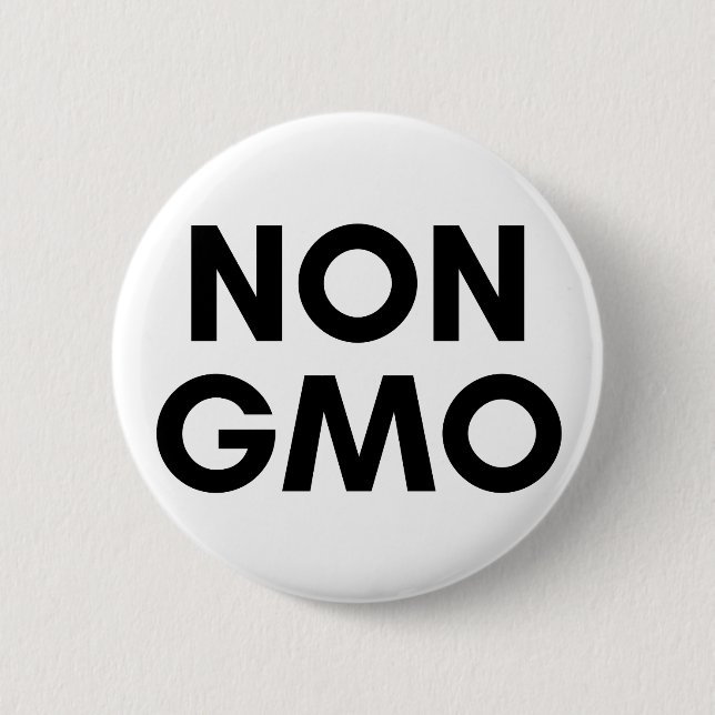non gmo 2 inch round button (Front)