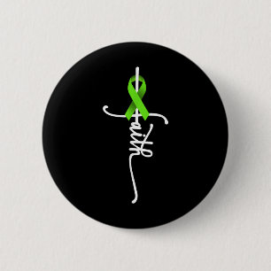 Non-hodgkin Lymphoma Cancer Faith Cancer 2 Inch Round Button