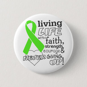 Non-Hodgkin Lymphoma Living Life With Faith 2 Inch Round Button