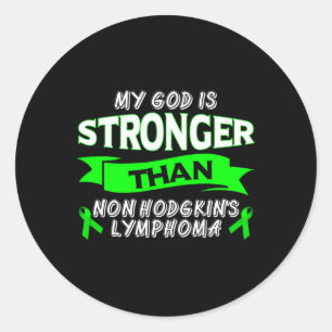 Non Hodgkin's Lymphoma Awareness - Blood Cancer Su Classic Round Sticker