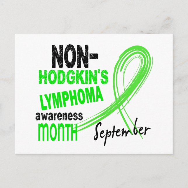 Non-Hodgkin's Lymphoma Awareness Month Postcard (Front)