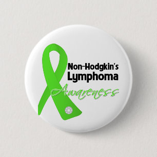 Non-Hodgkins Lymphoma Awareness Ribbon 2 Inch Round Button