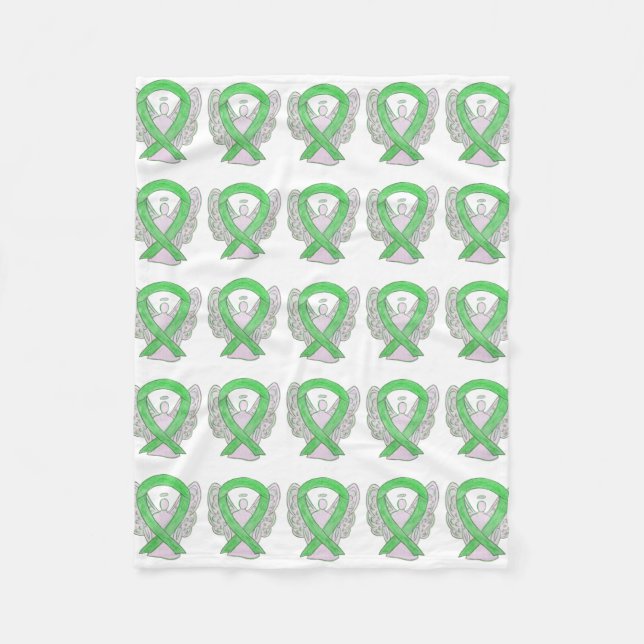 Non-Hodgkin's Lymphoma Awareness Ribbon Blankets (Front)