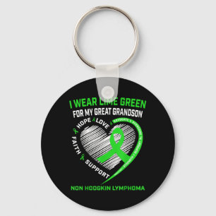 Non Hodgkins Lymphoma Cancer Awareness Shirt Great Keychain