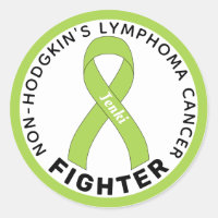 Non-Hodgkin's Lymphoma Cancer Fighter Ribbon White
