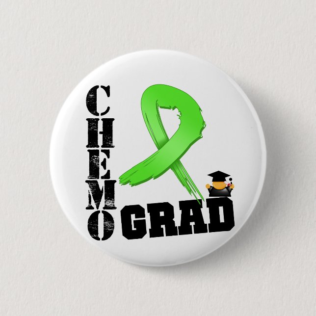 Non-Hodgkins Lymphoma Chemo Grad 2 Inch Round Button (Front)