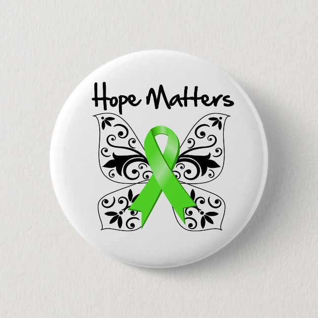 Non-Hodgkins Lymphoma Hope Matters 2 Inch Round Button (Front)