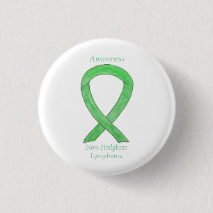 Non-Hodgkins Lymphoma Lime Green Ribbon Pins