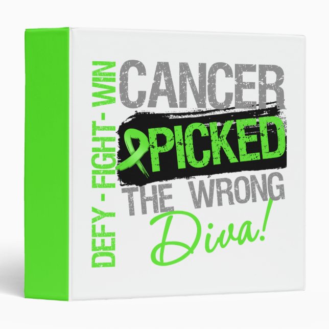 Non-Hodgkins Lymphoma Picked The Wrong Diva Binder (Front/Spine)